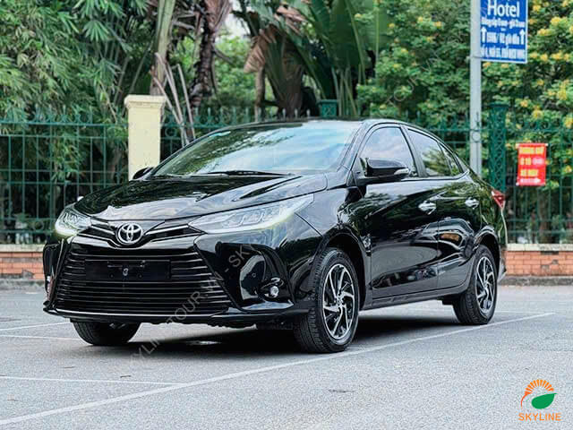 Cho thuê xe Toyota Vios đen tại Hà Nội