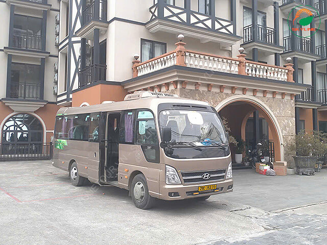 Thuê xe đi chùa Khai Nguyên với dòng xe 29 chỗ Hyundai County