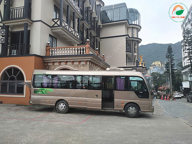 Thuê xe đi chùa Thầy 29 chỗ giá rẻ tại Skyline