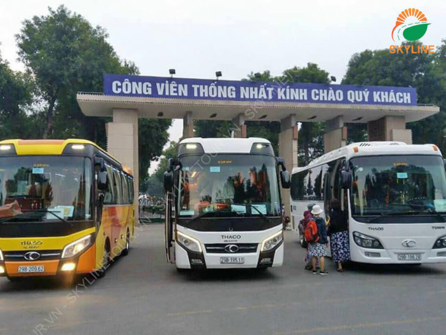 Thuê xe 45 chỗ đi Sóc Sơn - Skyline